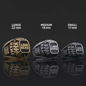 แหวนโรงเรียน BOJ รุ่น 010 แหวนเงินประดับเพชรแบบสั่งทำพิเศษสำหรับรับปริญญา แหวนมหาวิทยาลัยและแหวนชั้นเรียนสำหรับทุกเพศ เป็นของขวัญสำหรับงานปาร์ตี้ - Product Image 4