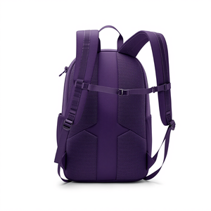 Sac à dos de sport violet avec compartiment à chaussures et rangement pour accessoires – Vente en gros - Product Image 2