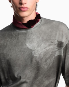 Camiseta Extra Grande de Algodón para Hombre con Estampado Fotográfico, Cuello Redondo, Manga Corta, Estilo Casual - Product Image 4