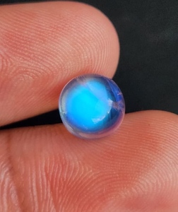 100% Natural <b>Rainbow</b> Moonstone Round Cabochon Available For Wholesale,A.A.A High Quality Loose Gemstone for Jewelry Making - Product Image 3