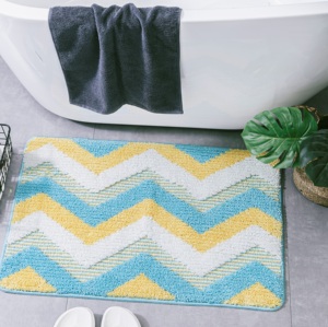 New Modern Luxury Bath <b>Mats</b> High Quality Waterproof Stain-Resistant Non-Slip Backing Customizable Color & Logo Home Bath <b>Mats</b> - Product Image 1