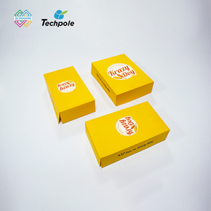 Caja de comida <span class=keywords><strong>para</strong></span> llevar desechable personalizada <span class=keywords><strong>para</strong></span> hot dogs coreanos, con inserto, <span class=keywords><strong>para</strong></span> comida rápida - Product Image 3