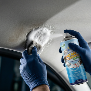 Nettoyant mousse en spray pour tableau de bord et intérieur de voiture, dégraissant pour tissus et sièges, nettoyage automobile - Product Image 1