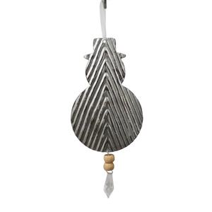 Ornamento colgante de Ángel de hierro, decoración navideña de tamaño pequeño, acabado recubierto de polvo de melocotón mate - Product Image 5