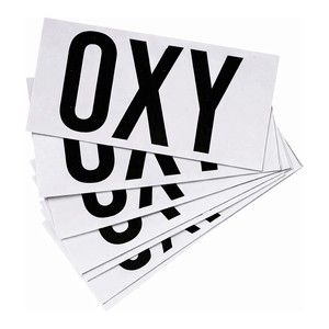 ฉลากกาว Brady OXY ทนความร้อนและสารเคมี สำหรับถังออกซิเจน - Product Image 1