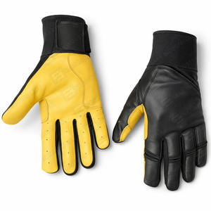 Guantes de bateo de béisbol de Venta caliente con material de poliéster/algodón y cierre de gancho y bucle Precio de puño largo/corto - Product Image 3