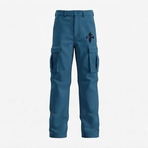 Pantalones de Seis Bolsillos para Hombre, de Cintura Media, con Logotipo Personalizado, Transpirables y de Secado Rápido, en Poliéster/Algodón, por RIVIAN ATLANTIC - Product Image 2