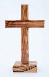 Croix murale en bois faite à la main de Jésus-Christ, Jésus cloué sur la croix, crucifix mural en résine - Product Image 6