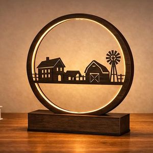 Modern Round LED Table Lamp Iron Art Bird <b>Branch</b> Accent <b>Light</b> Warm Glow Tabletop for Bedroom Living Room Home Decor - Product Image 2