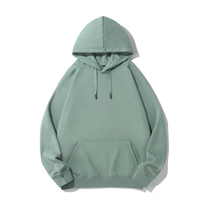 Sweat à capuche streetwear de haute qualité 350 g/m² 100 % coton, grandes tailles, vierge pour impression DIY - Product Image 2