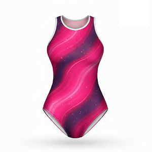 Maillot de bain bikini sexy en nylon avec coutures contrastées, découpes et liseré néon, grande taille - Product Image 3