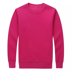Sweat-shirt à col rond jaune pour homme, manches régulières, tricoté, couleur unie, vêtement d'hiver, 100% coton, respirant, 300g, anti-rétrécissement - Product Image 3