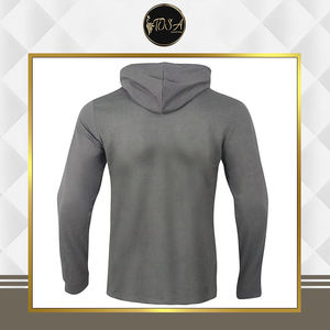 Fournisseur réputé vendant des sweats à capuche d'hiver pour hommes de qualité supérieure, au design moderne, à manches longues, doublés, respirants, en coton et polyester tricoté. - Product Image 2