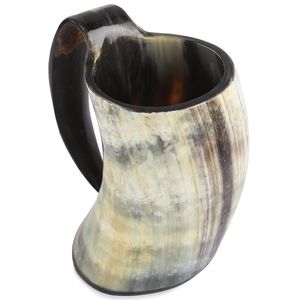 Natural horn <b>beer</b> mug Indian wholesaler supply Drinking horn for party Restaurant coffee mug Stylish horn cup - Product Image 3