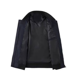 Chaqueta Cargo de Invierno para Hombre, de Alta Calidad, Manga Larga, Diseño Exclusivo, Ajuste Delgado, Lona Lisa, Cuello Alto, Venta al por Mayor - Product Image 3