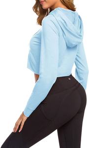 Fleece material Ladies Stripe Contrast <b>Stitching</b> Two-piece suit Women's Casual Warm Track Suit crop top - Product Image 6