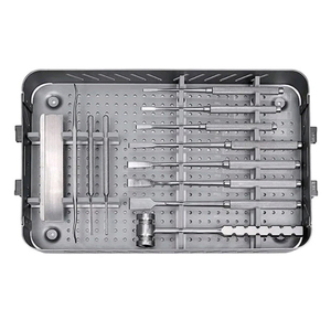 Juego de Instrumentos Rectangulares para Sulcoplastia Troquelar, Instrumentos de Cirugía Ortopédica Veterinaria Canina y Felina, Acero Inoxidable - Product Image 2