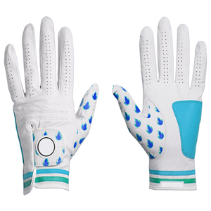 Gants de golf de qualité supérieure, pour droitier et gaucher, respirants, en tissu doux, avec logo et couleur personnalisés. - Product Image 1