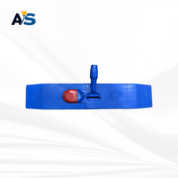 A&S Cadre de balai plat traditionnel robuste et durable, réutilisable, à serrage rapide, à code couleur, pour essorage manuel, pour balai à poussière domestique et pour le nettoyage des sols