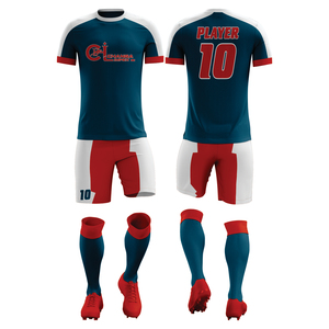 Ensemble d'uniformes de football personnalisés Elite Velocity Pro pour équipes compétitives, maillot et short de football Apex Striker Performance - Product Image 3