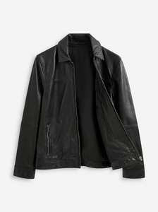 Cheap price leather <b>jacket</b> US Plus Size Black Winter warm Motor <b>Bike</b> Leather <b>Jacket</b> - Product Image 4