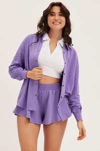 Women's Casual Daily Outfit Solid Two-Piece Pant Set Sun Metal Button <b>Long</b> Pants Button-Up <b>Vest</b> Top Featuring sleepwear - Product Image 6