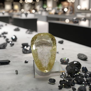 Vente chaude Golden Rutile Quartz Cabochon Golden Rutile Quartz Pierre précieuse en vrac Taille 26X16X9 MM Poids 23 Ct Utilisé pour la fabrication de bijoux - Product Image 2