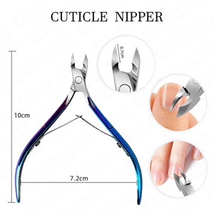 Kit de manucure en acier inoxydable titane noir, pince à cuticules, repousse-cuticules, grattoir à ongles avec emballage personnalisé OEM - Product Image 3