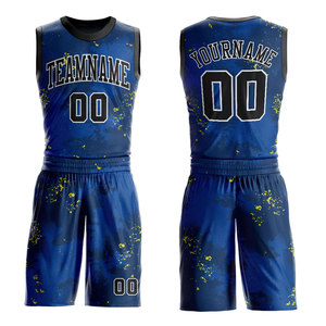 Custom Sublimated Basketball Jersey Set Red Blue White Team Name 00 Moisture Wicking Unisex Adult <b>Athletic</b> Fit - Product Image 4