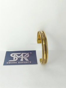 Bijoux unisexes en cuivre, bracelets et bracelets de l'usine d'Idnia, accessoire de mode plaqué or, vente en gros - Product Image 4