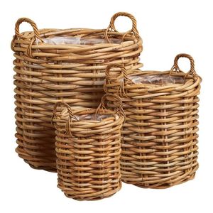 Custom Natural Rattan Handwoven Eco-Friendly <b>Storage</b> <b>Basket</b> <b>Large</b> Round Multi-Purpose Food & Blanket <b>Storage</b> Customized Color - Product Image 6