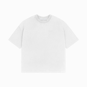 เสื้อยืดโอเวอร์ไซส์ 240 GSM ผ้าฝ้ายพรีเมียมเนื้อนุ่ม สีเทาอ่อน ระบายอากาศได้ดี พิมพ์โลโก้ตามสั่ง เสื้อยืดผู้ชายทรงหลวม ผ้าฝ้าย 100% - Product Image 1