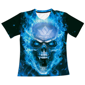 T-shirt pour homme à imprimé loup, manches courtes, col rond, séchage rapide, polyester, coupe classique, décontracté, impression photo - Product Image 5