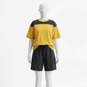 Ensemble de t-shirts et shorts de golf personnalisés, fabricant de vêtements OEM ODM à marque privée - Product Image 1