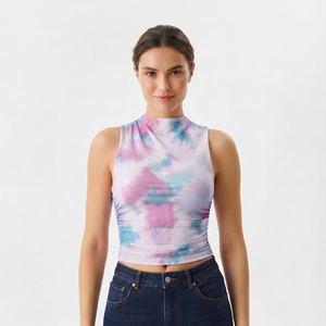 Nuevo Diseño, Chaleco de Color Sólido sin Mangas, Corte Ajustado, para Yoga, Moda Femenina, Camisetas Deportivas, Hecho en Pakistán - Product Image 1