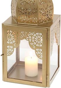 Lanterne décorative en métal pour la décoration intérieure, créant une ambiance chaleureuse pour des environnements paisibles et un confort nocturne - Product Image 4