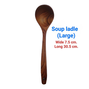 ชุดอุปกรณ์ครัวไม้ทำจากไม้สัก ทำด้วยมือ ใช้กับน้ำมันมะพร้าว ไม่เคลือบผิว ปลอดภัย ไร้สารพิษ - Product Image 1