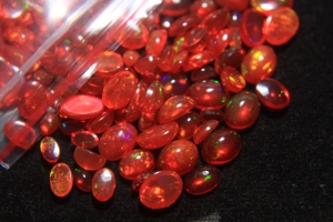 Ethiopian Opal Cabochon Red Ethiopian Opal Gemstone Multi <b>Fire</b> Opal October Birthstone Colorful Welo Opal For Jewelry Making - Product Image 6