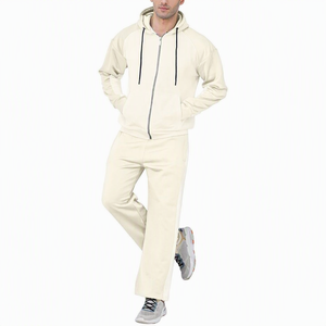 Conjunto Deportivo de 2 Piezas para Hombre, Sudadera con Capucha y Pantalones, Color Azul y Blanco, Estilo Casual y Deportivo para Otoño - Product Image 2