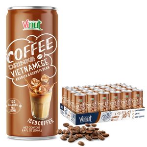 Café Helado Vietnamita en Lata Delgada de 250ml, Proveedor Mayorista para Importadores - Product Image 1