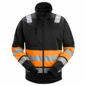 Chaqueta de Seguridad Reflectante de Alta Visibilidad para Hombre, con Material de Poliéster y Diseño con Cierre Frontal - Product Image 1