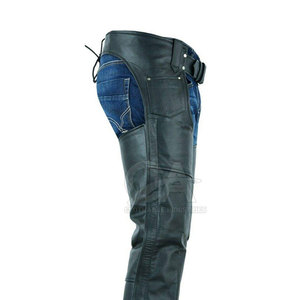 Long Lasting Stable Wear Professional Horseback Training Apparel Outdoor <b>Riding</b> Equipment Classic Brown Black Leather <b>Chaps</b> - Product Image 4