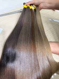 Cabello Humano Vietnamita Virgen de Alta Calidad, Modelo Andy de Nasa Hair, Cabello Liso Natural a Granel, Longitud Completa 40cm/80cm, 300g, Sin Procesar - Product Image 6