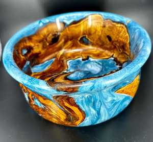 Wooden Bowl <b>Resin</b> & Wood Decorative Bowl wood and <b>Resin</b> <b>Epoxy</b> Serving Fruit & Salad Dinnerware Hotelware Tableware Bowl Handmade - Product Image 1