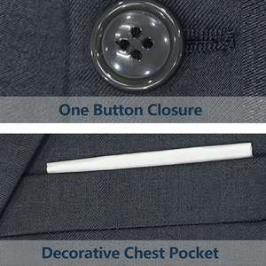 Trajes de tres piezas para hombre, doble botonadura, corte ajustado, casuales, diseño personalizado, fabricados en fábrica, conjunto de traje de 3 piezas en venta - Product Image 6