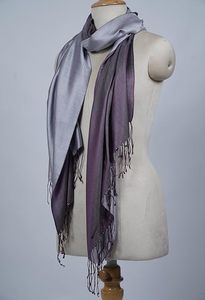 Ultra Soft Cashmere Silk Reversible <b>Shawl</b> <b>Wrap</b> for Women Luxury Dual-Sided Stole Lightweight Elegant Fashion Accessory - Product Image 3