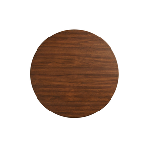 Elegant Round <b>Nesting</b> Coffee <b>Table</b> Set Contemporary Solid Teak Natural Grain Wood with Durable Pedestal Base Design - Product Image 3