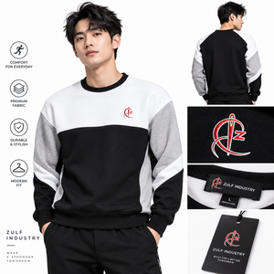 เสื้อสเวตเชิ้ตผู้ชายผ้าโพลีเอสเตอร์/คอตตอน พิมพ์ลายรักษ์โลก โลโก้สั่งทำได้ แห้งเร็ว ระบายอากาศดี สวมใส่สบาย แขนยาว - Product Image 6