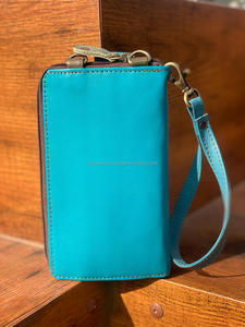 ใหม่สไตล์หนังรีไซเคิลคลัทช์กระเป๋าสตางค์โทรศัพท์กรณีคลัทช์กระเป๋าสตางค์ตะวันตกโทรศัพท์มือถือผู้ถือคลัทช์สําหรับสตรี - Product Image 5