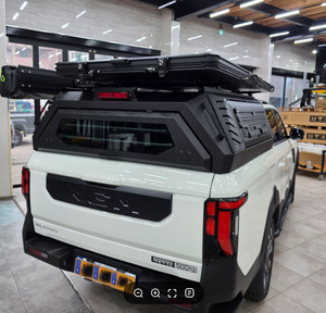 Tente de toit ultra légère 59 kg, fine 9 cm, en aluminium, pour 4x4 tout-terrain, remorque, camping-car, tente pop-up, coque rigide légère pour toit de voiture - Product Image 4
